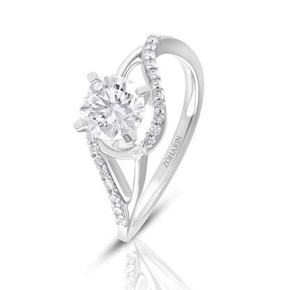 Celeste Embrace Solitaire Ring
