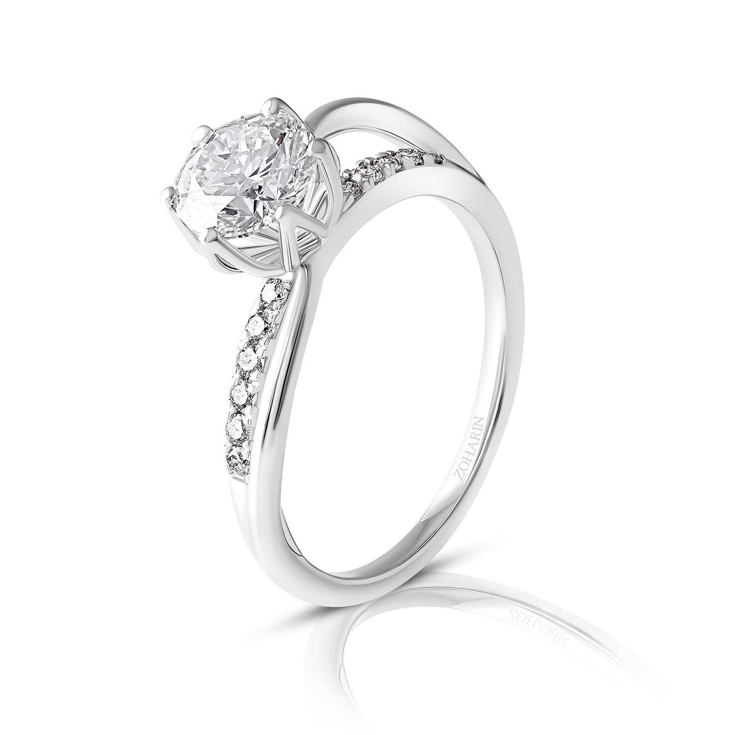 Bloom Solitaire Twist Ring