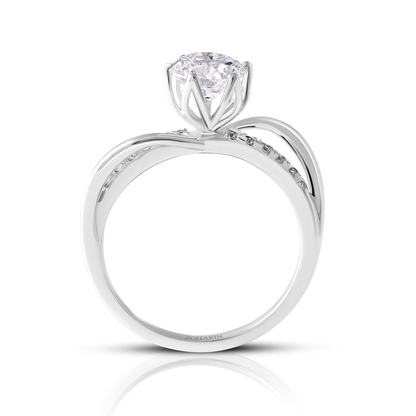 Bloom Solitaire Twist Ring