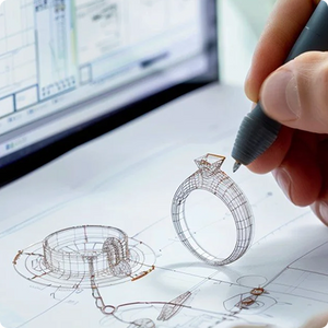 Jewelry design sketch